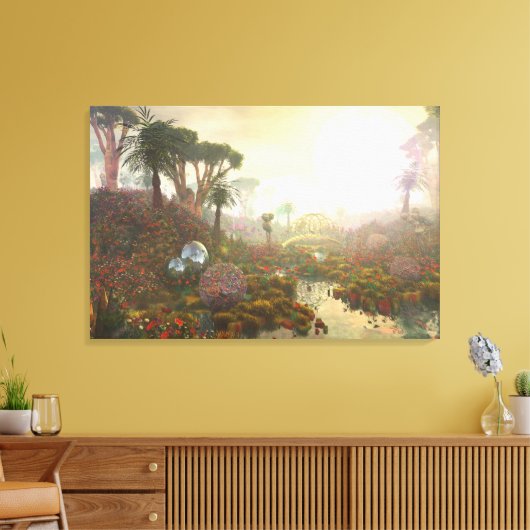 Celestial Park - door Jurgen Ziewe Canvas Afdruk (Insitu (Woonkamer))