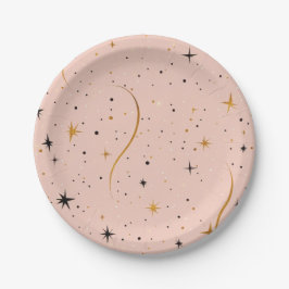 Celestial Party Borden – Starry Paper Borden voor  Papieren Bordje
