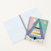 Celestial Pastel Christmas Tree Notitieboek (Binnen)