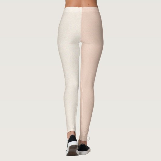 Celestial peach Pinky met Moon Theme Leggings (Achterkant)