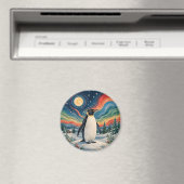 Celestial Penguin's Winterzonnewende Magneet (Insitu (Vaatwasser))