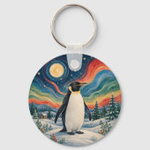 Celestial Penguin's Winterzonnewende Sleutelhanger (Achterkant)