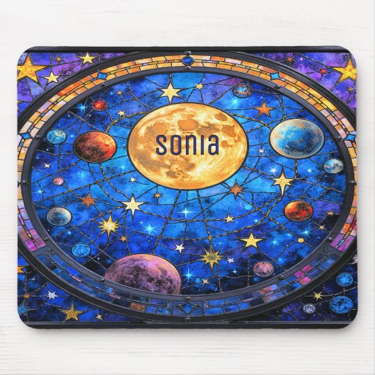 Celestial Personalized Mousepad Muismat (Voorkant)