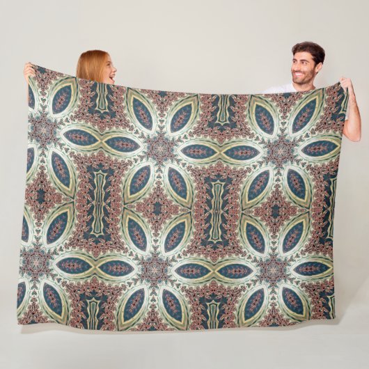 Celestial Petals of Infinity Fleece Deken (In situ)