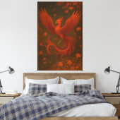 Celestial Phoenix in Autumn – Fine Art Premium Can Canvas Afdruk (Insitu (Slaapkamer))