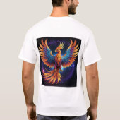 "Celestial Phoenix Rebirth T-shirt" T-shirt (Achterkant)