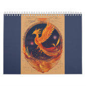 "Celestial Phoenix Tattoo Design Kalender (Hoes)