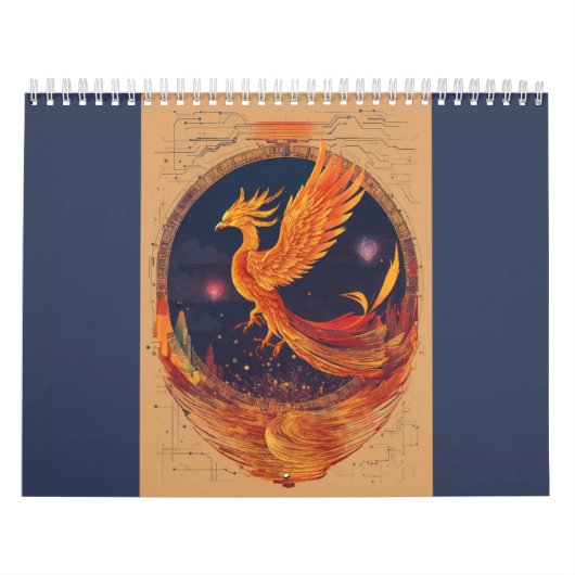"Celestial Phoenix Tattoo Design Kalender (Hoes)