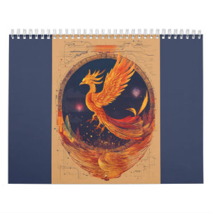 "Celestial Phoenix Tattoo Design Kalender