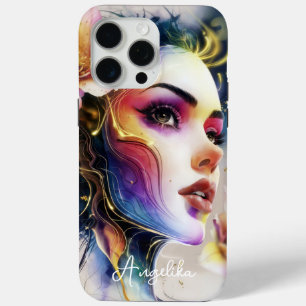 Celestial Phone Hoesje Painted Woman Fantasy Lover