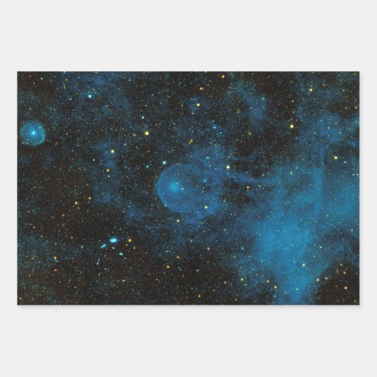 Celestial Planets Galaxy Cosmic Elegant Chic Inpakpapier Vel (Voorkant 3)