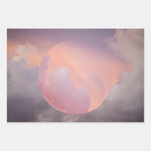 Celestial Planets Galaxy Cosmic Elegant Chic Inpakpapier Vel (Voorkant 2)