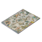 Celestial Planisphere, waarop de tekens van de die Notitieboek (Linkerzijde)