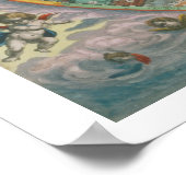 Celestial Planisphere, waarop de tekens van de die Poster (Hoek)