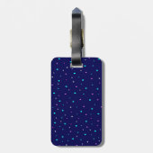 Celestial Polka Dots Bagagelabel (Achterkant verticaal)