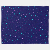 Celestial Polka Dots Fleece Deken (Voorkant (Horizontaal))