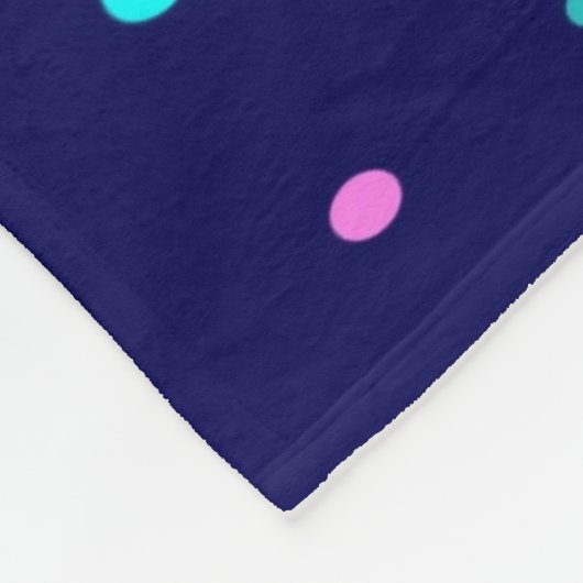 Celestial Polka Dots Fleece Deken (Hoek)
