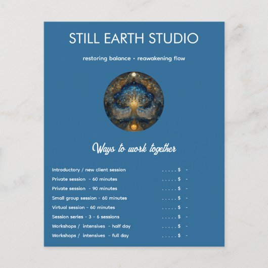 Celestial Portal | Tree of Life Flyer (Voorkant)