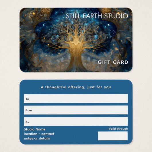 Celestial Portal | Tree of Life Visitekaartje (Voorkant /achterkant)