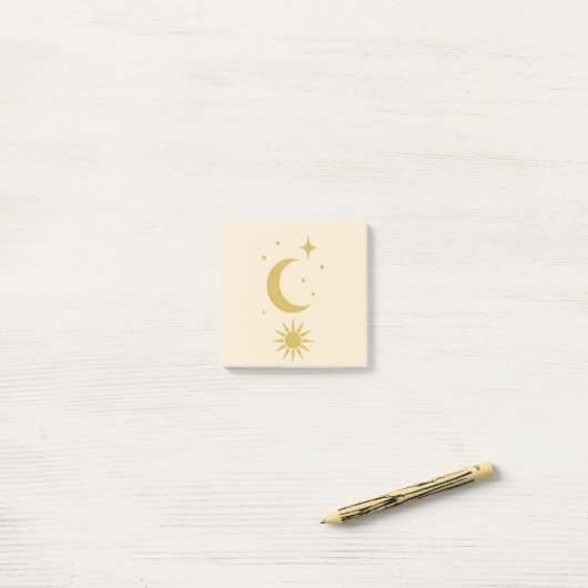 Celestial Post-it® Notes (Op bureau)