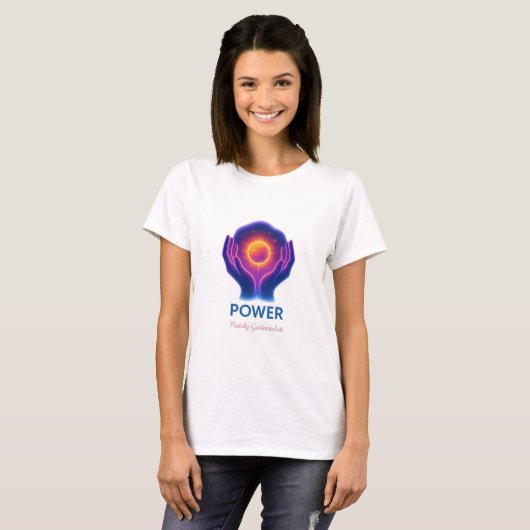 Celestial Power — Cosmic Energy Design T-shirt (Voorkant volledig)