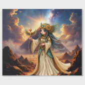 Celestial Priestess of the Golden Pyramid. Cadeaupapier (Vlak)