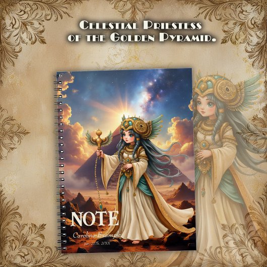 Celestial Priestess of the Golden Pyramid Notitieboek