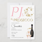 Celestial Pyjama Party PJ's & Prosecco Bachelorett Kaart (Voorkant)