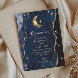  Celestial Quinceanera Midnight Stars Moon  Kaart