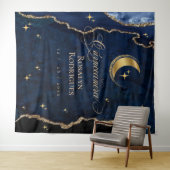  Celestial Quinceanera Midnight Welcome Sign  Wandkleed (In Situ (horizontaal))