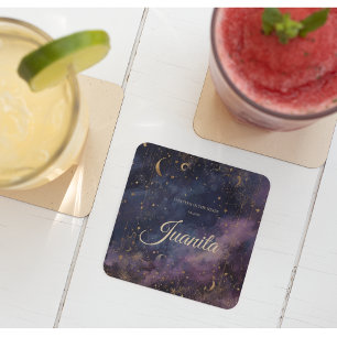 Celestial Quinceañera, op maat Kartonnen Onderzetters