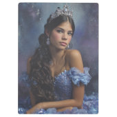 Celestial Quinceañera, op maat Klembord (Achterkant)