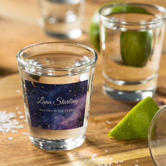 Celestial Quinceañera, op maat Shot Glas