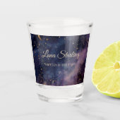 Celestial Quinceañera, op maat Shot Glas (Voorkant)