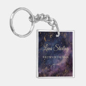 Celestial Quinceañera, op maat Sleutelhanger (Voorkant Links)