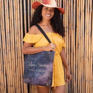 Celestial Quinceañera, op maat Tote Bag