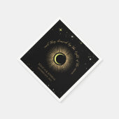 Celestial Quote Star Dust Mystiek Bruiloft Servet (Hoek)