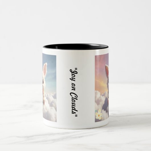 Celestial Rabbit Joy Tweekleurige Koffiemok (Center)