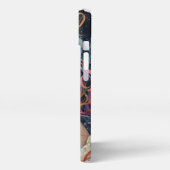 Celestial Radiance - Rainbow Winged Angel Portret iPhone Hoesje (Linkerkant)