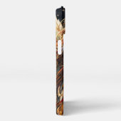 Celestial Radiance - Rainbow Winged Angel Portret iPhone Hoesje (Rechterkant)