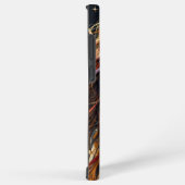 Celestial Radiance - Rainbow Winged Angel Portret Samsung Galaxy Hoesje (Rechterkant)