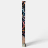 Celestial Radiance - Rainbow Winged Angel Portret Samsung Galaxy Hoesje (Linkerkant)