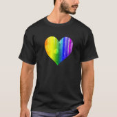 Celestial Rainbow Heart T-shirt (Voorkant)