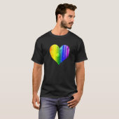 Celestial Rainbow Heart T-shirt (Voorkant volledig)