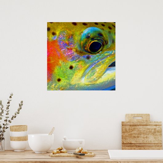 "Celestial Rainbow" Poster (Keuken)