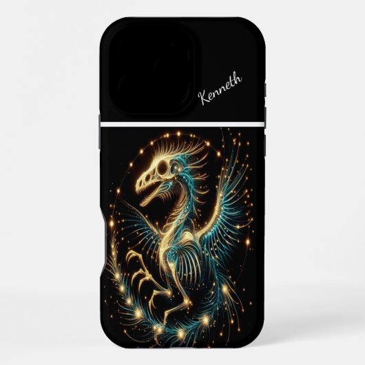 Celestial Raptor's Embrace iPhone Hoesje (Achterkant)
