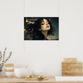 Celestial Reverie / Stardust & Shadows | Citaat Poster (Keuken)