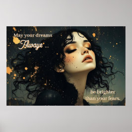Celestial Reverie / Stardust & Shadows | Citaat Poster