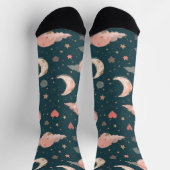 Celestial Romance Dreamy Moon & Stars Valentine Se Sokken (Top)