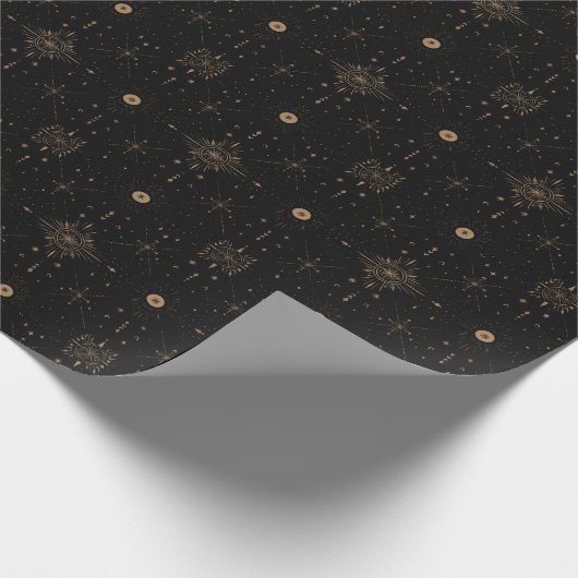 Celestial Romance Wedding Cadeaupapier (Hoek)